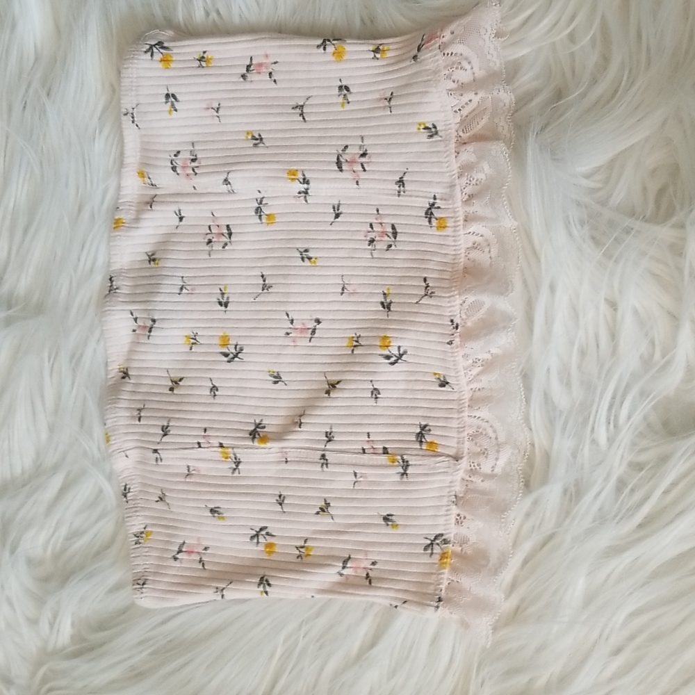 Forever21 floral crop top